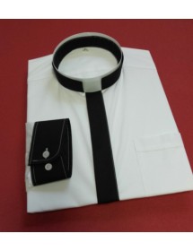 Koszula kapłańska "KOLOROWA RZYMSKA"z długim rękawem 