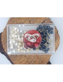 Komplet różańców ślubnych