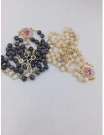 Komplet różańców ślubnych