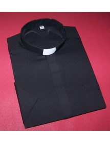 Koszula kapłańska krótki rękaw biała