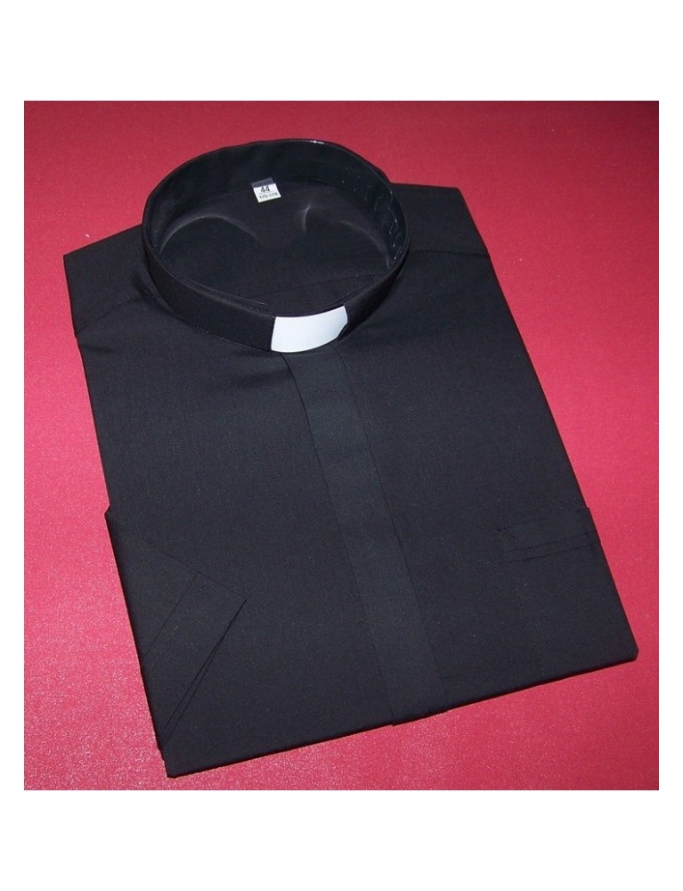 Koszula kapłańska krótki rękaw biała