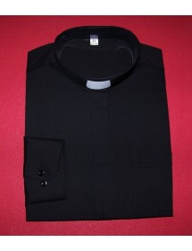 Koszula kapłańska długi rękaw biała