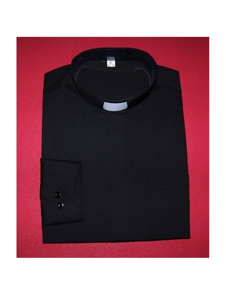 Koszula kapłańska długi rękaw biała